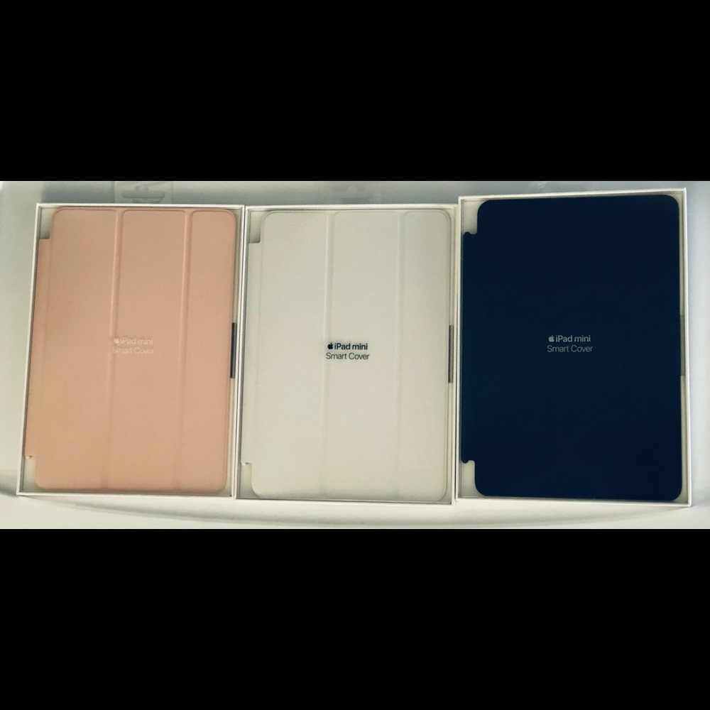 Apple-iPad mini Smart Cover - White-Black-Pink
